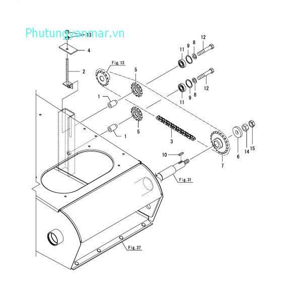 Truyền động cấp lúa số 2